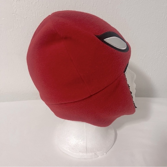GAP Marvel Toddler S/M Spiderman Trapper Hat Sherpa Lining Full Head Coverage - Picture 2 of 9